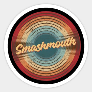 smashmouth vintage circle Sticker